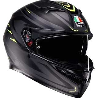 AGV K3 Syth Matt Schwarz/Neon-Gelb M