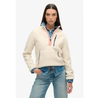 Superdry Outdoor Fleece Sweatshirt Ecru XS