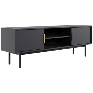 alasans TV-Lowboard schwarz - Schwarz