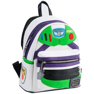 Loungefly Buzz Lightyear Rucksack Weiß/Grün/Mehrfarbig