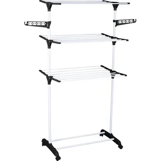 Vertikaler Wäscheständer mit Platz für Kleiderbügel, 160 cm, ALTO