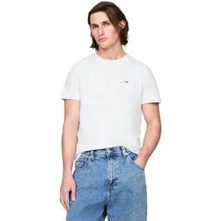 Tommy Jeans Herren 2er Pack T-Shirts Kurzarm aus Baumwolle, Mehrfarbig (Silver Grey / Black), XS