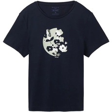 Bild Damen T-Shirt mit Print, soft navy, S