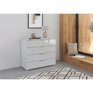 Rauch Kommode »Sideboard Schubladenkommode Schubladenkommode AGORDO mit Glasfront«, Breite 93 cm mit 4 großen Schubladen für viel Stauraum MADE IN GERMANY,