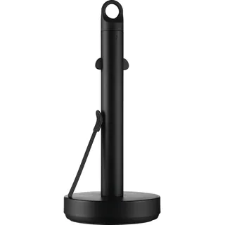 blomus -Loop- Küchenrollenhalter, Innovative Technik, Praktischer Haushaltshelfer, Farbe Black 64364