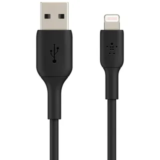 Belkin Lightning Kabel 2m, PVC, Schwarz