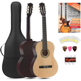 Classic Cantabile Acoustic Series AS-851 4/4 Konzertgitarre Starterset