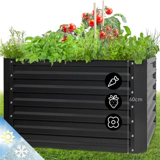 Blumfeldt Hochbeet 600 x 100 x 80 cm Metall