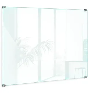Tulup Küchenrückwand 80 x 60 cm Transparente Glasplatte , 80x60x0.4 cm , Küchenzubehör, Küchenhelfer