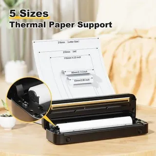 Kleine Thermoprüfer für A4, inkless, Android und iOS kompatibel, tragbar