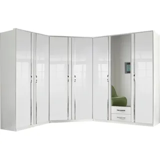 WIMEX Eckschrank Tromo 90 x 198 x 120 cm Weiß