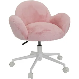 MID.YOU Jugenddrehstuhl Textil Rosa