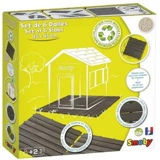 Smoby Zubehör Bodenplatten-Set grau