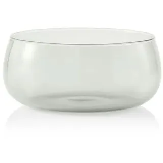 AdHoc Yuna Dessertgläser 660 ml, mundgeblasenes Glas | Skandinavisches Design, hitzebeständig, kleine Schälchen für Obst und Nüsse, dekorativ nachtisch Gläser set Transparente/Grau