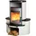Avenso GT ECOplus 6 KW Keramik Weiß/Stahl Schwarz