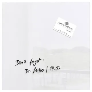 Sigel Glas-Magnettafel artverum® 30,0 x 30,0 cm super-weiß
