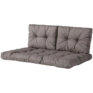 Palettenkissen , Taupe , Textil , Füllung: Schaumstoff , 120x10x80 cm , Oeko-Tex® Standard 100 , hochwertige Qualität, formstabil , Gartenmöbel, Gartenpolster & Auflagen, Palettenkissen