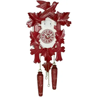 Trenkle - 350-20_QM_rot-weiss - Kuckucksuhr - Quarz - Kuckulino Color Edition