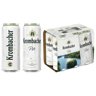 Krombacher Pils 6 x 0,5 L Dosenmultipack