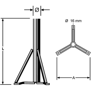 Kathrein ZAS 15 Metall, Metallisch - Silber