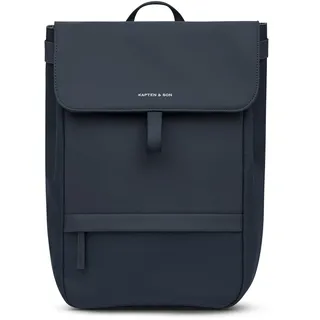 Kapten & Son Rucksack Fyn Navy Blue 13 L | Rucksack Damen & Herren Blau | Tagesrucksack mit 15" Laptopfach | Backpack ideal für Uni, City, Arbeit, Reisen
