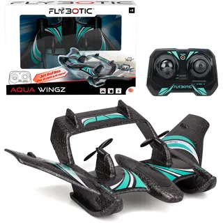 Bizak Fahrzeug mit Fernsteuerung Bizak Aqua Wingz 62004498 RC Flugzeug LED-Leuchten, Starthilfe auf Wasser oder Erde, robuster EPP-Schaumstoff, ab 10 Jahren