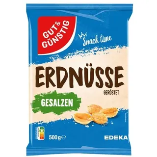 Gut&Günstig geröstet & gesalzen Erdnüsse 500,0 g