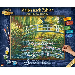 Schipper Malen nach Zahlen Seerosenteich 1 St. 40 x 50 cm Mehrfarbig