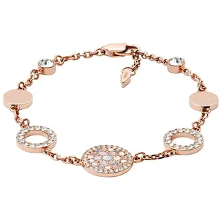 Fossil Schmuck Geschenk Armband Edelstahl roségold 20 cm