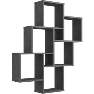 FMD Laurio 2 Wandregal 81,2 x 94,3 x 15,7 cm Grau