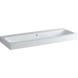 Geberit iCon Waschtisch 1200 × 485 mm, weiß, ohne Hahnlöcher, 124025000, Farbe: Weiß