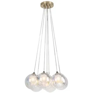 Rabalux 72304 Pendelleuchten Rosehip G9 7x MAX 25 Metall Glas Champagner - Bunt