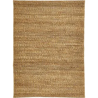-LUXOR- living Naturteppich Mauritius - Jute Teppich Boho aus natürlichen Materialien handgefertigt - Teppich Wohnzimmer 65 x 130 cm