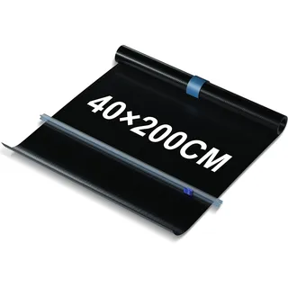 40x200cm BBQ Grillmatte, Antihaft Grillmatten, Grillzubehör, Backmatte Backpapier Wiederverwendbar, Hitzebeständig zuschneidbar, Dauerbackfolie für Gasgrill, Gas, Holzkohle, Backofen