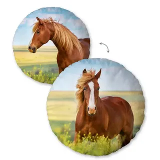Herding Young Collection Herding Dekokissen Pferd 47 x 53 cm Mehrfarbig