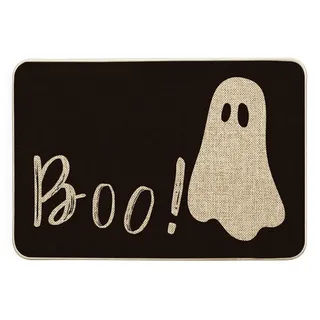 Artoid Mode Boo Geist Halloween Fußmatte, Saisonale Dekoration Küche Teppich Bodenmatte für Innen Außen Dekor 40x60 cm