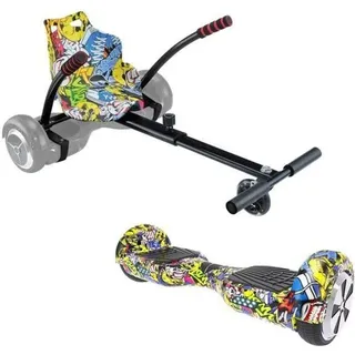 Hoverboard Kart Pack, Multicolor, 6.5" Räder, 550W, 4Ah, Verstellbare Länge