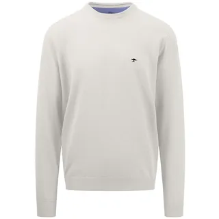 FYNCH-HATTON Strickpullover »FYNCH-HATTON Langarmpullover«, mit Logostickerei FYNCH-HATTON winter white M