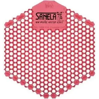Sanela Zubehör - Duft Sieb für Pissoir - Kiwi/Grapefruit, Farbe: Rot SLA 11A