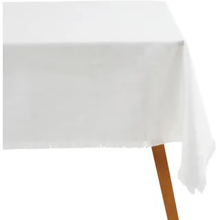 home&you Tischdecke Arata , Weiß , Textil , 145x1x220 cm , Heimtextilien, Wohntextilien, Tischwäsche, Tischdecken