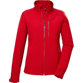 KILLTEC Damen Softshelljacke/Outdoorjacke mit Stehkragen KOS 264 WMN SFTSHLL JCKT, rot, 48,