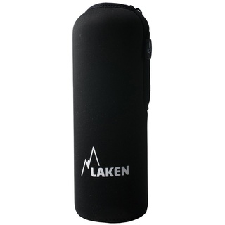 Laken Neoprenhülle für Flaschen aus Aluminium, 1,5 l, Laken, Schwarz