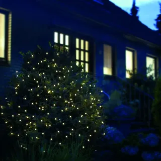 FHS International Lichterkettennetz LED 4x4 m warmweiß