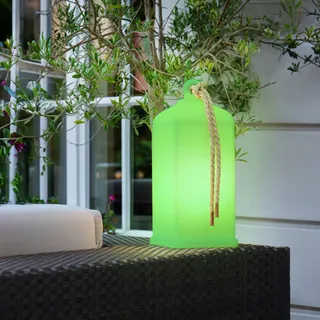 Gartenleuchte "Shining Lantern" 45 Weiß LED RGB E27 + Fernbedienung