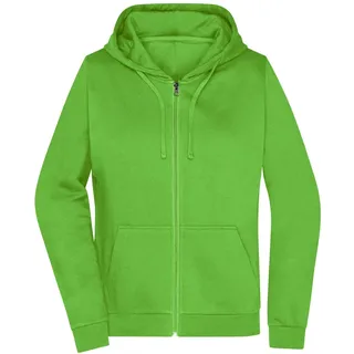 James & Nicholson Sweatjacke mit Kapuze Damen JN755 Gr. XL lime-green