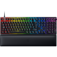 Bild von Huntsman V2 schwarz, LEDs RGB, Razer Clicky Optical PURPLE, USB, DE (RZ03-03931000-R3G1)