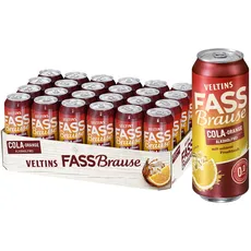 VELTINS Fassbrause Cola-Orange Alkoholfrei, EINWEG (24 x 0.5 l Dose)