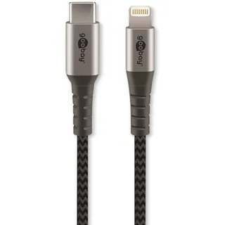 goobay 49271 Lightning-Kabel 1 m Grau