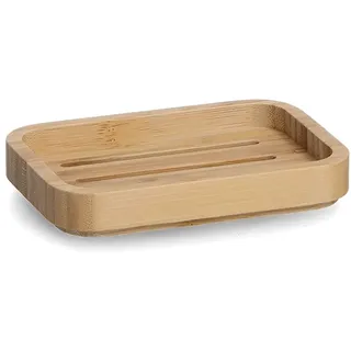 Zeller 18924 Seifenschale, Bambus, ca. 13 x 9 x 2 cm, Seifenablage ...