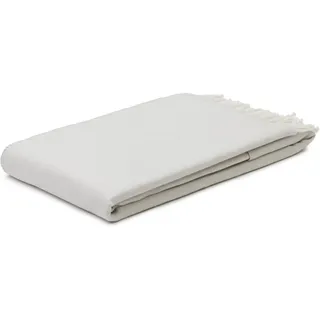 Gözze Wohndecke »Iowa« mit Fransen, silberfarben